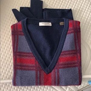 Equipment Femme Plaid Wool Blend Sweater